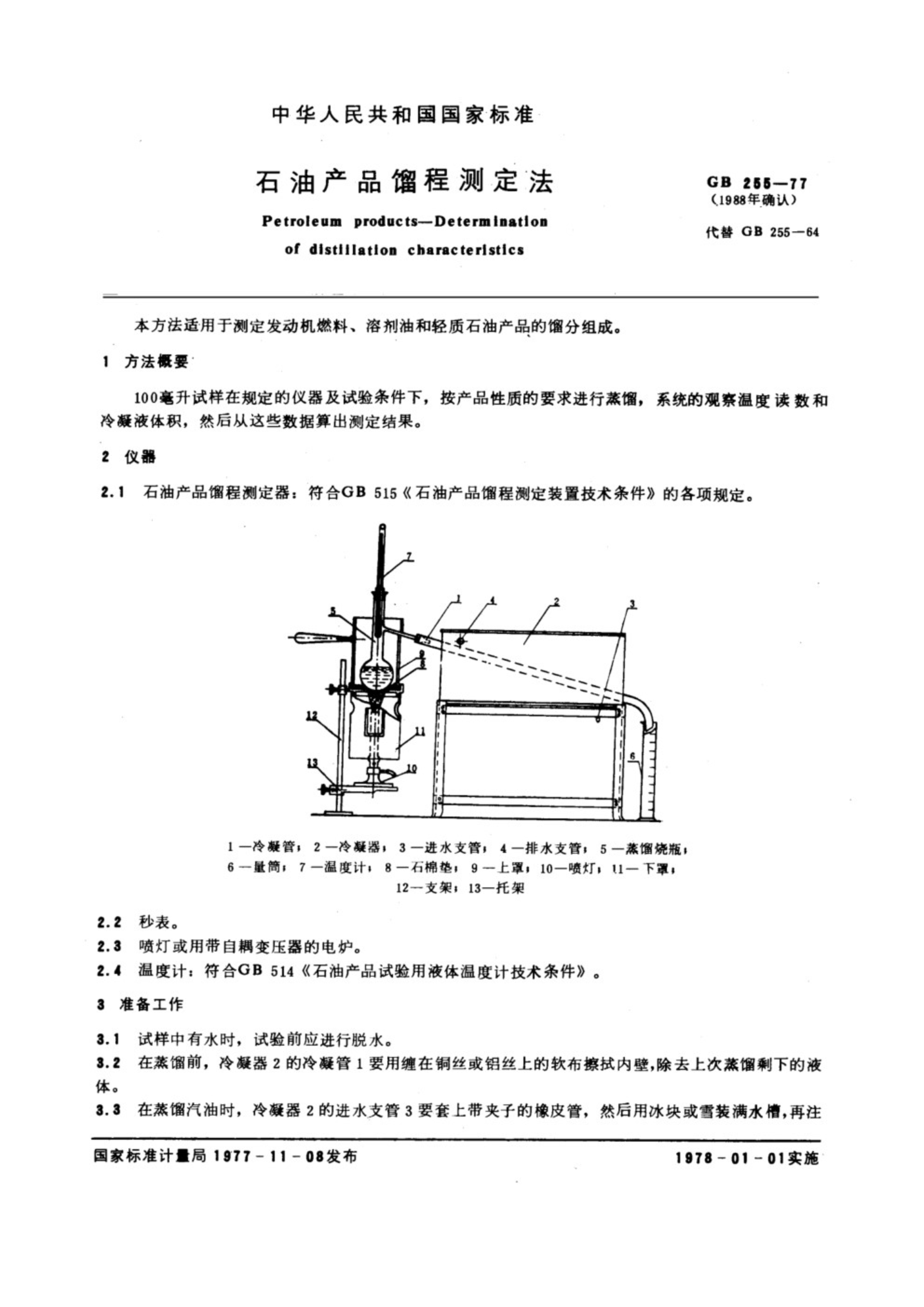 GB 255-1977 石油产品馏_1.jpg