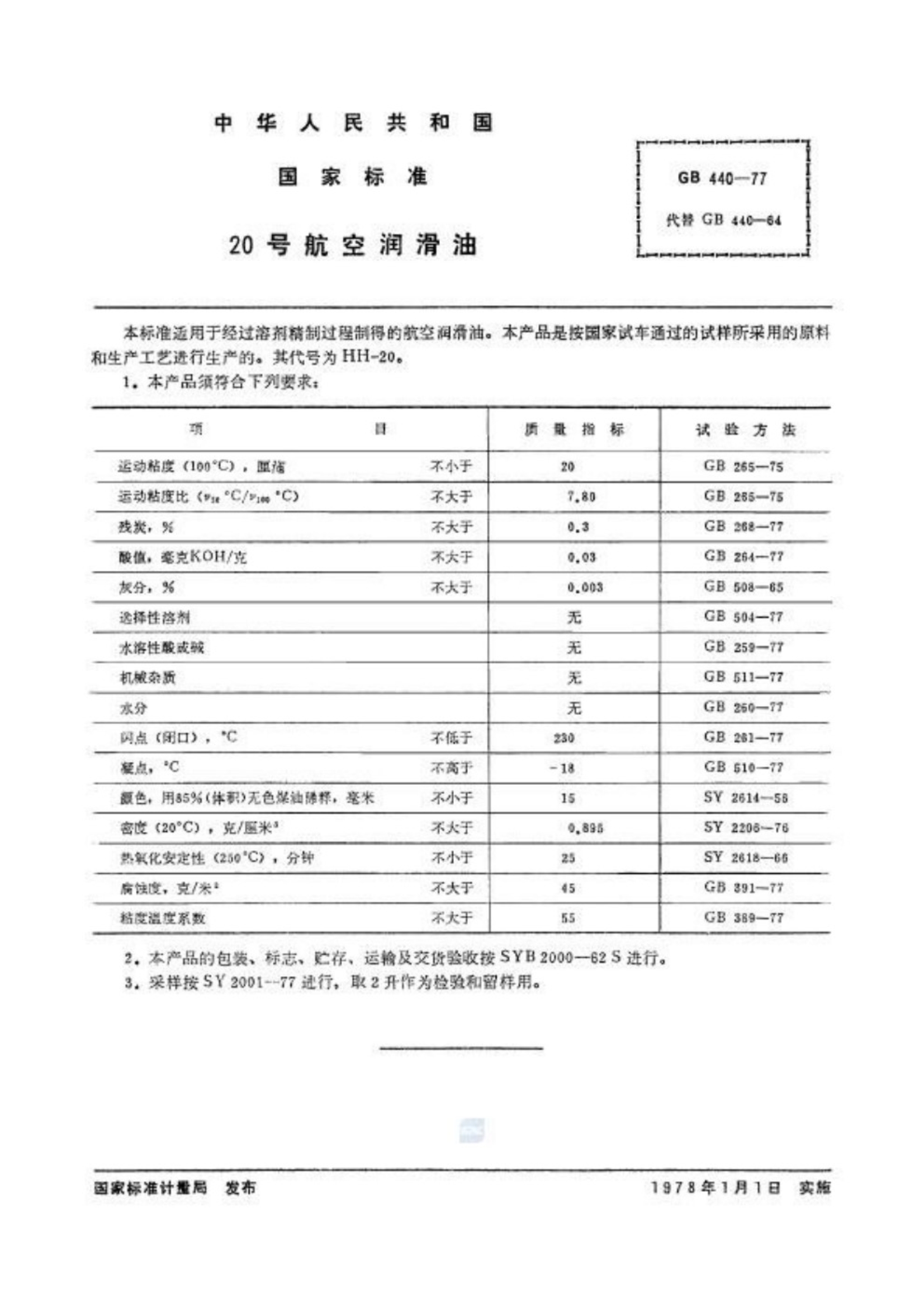 GB 440-1977 20号航空润滑油_1.Jpeg